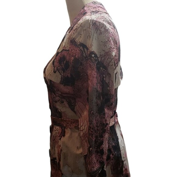 Vertigo Paris NWT Button Up Trench Coat - Picture 5 of 10